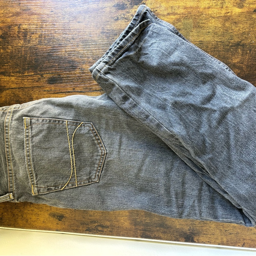 Gray Denim Women's Pants - Picture 2 of 5